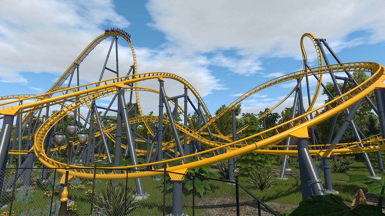 The Golden Tigris - NoLimits 2 (Vekoma MK-1101 Coaster)