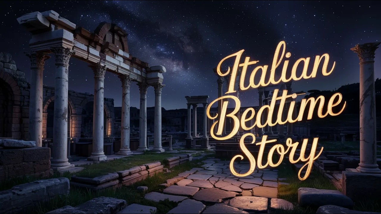 Ancient Roman Ruins at Night • Italian Sleep Story for Deep Rest (1 Hour)