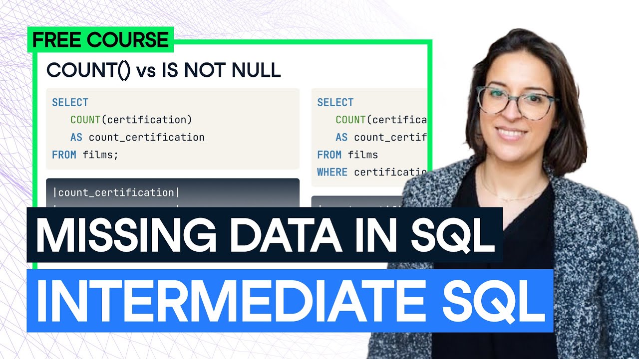 Handling Missing Values in SQL: Using IS NULL and IS NOT NULL