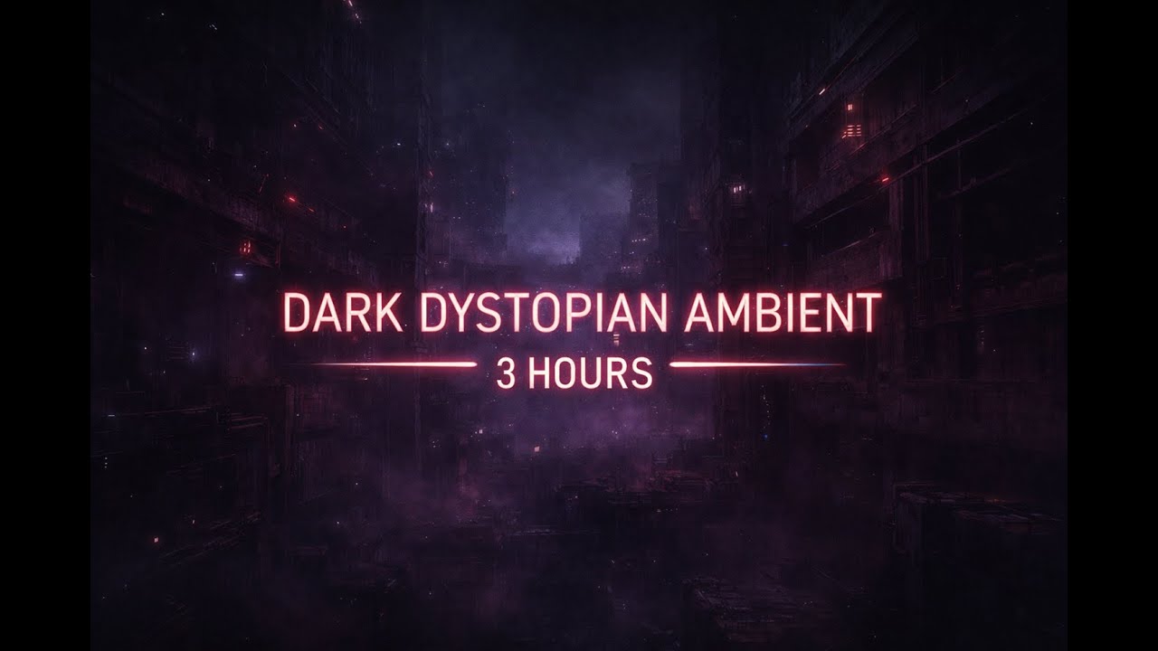Dark Dystopian Ambient — Extended Aggressive Focus Music for Work & Training 3 Hours