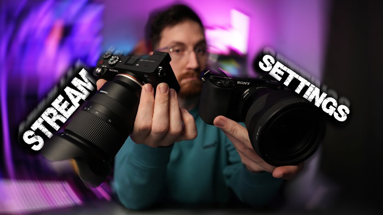 BEST Settings for Stream Camera (Sony A6100)