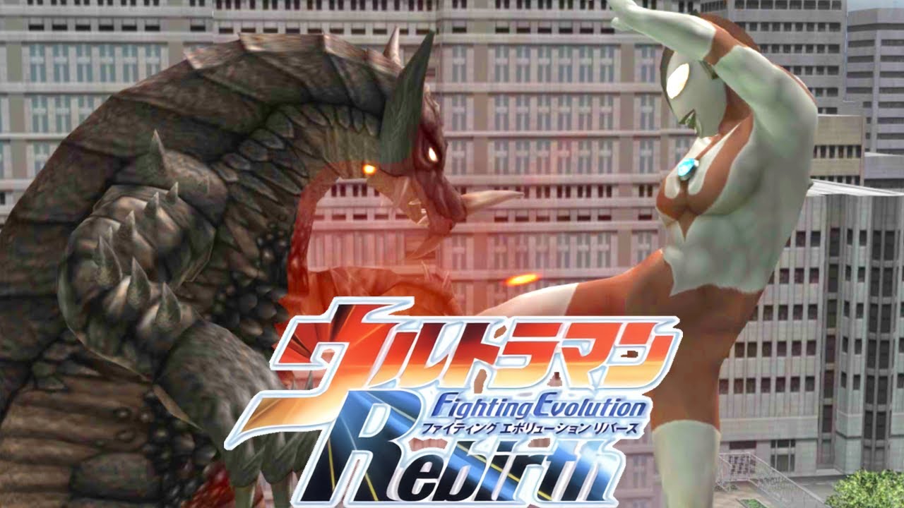 [PS2] Ultraman Fighting Evolution Rebirth - EX Gomora vs All Ultraman (1080p 60FPS)