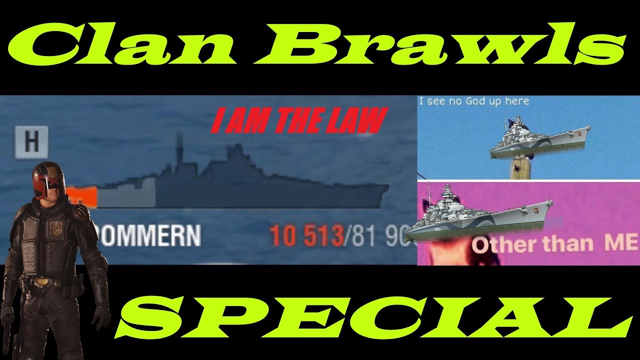 World Of Warships Funny - Clan Brawls Special