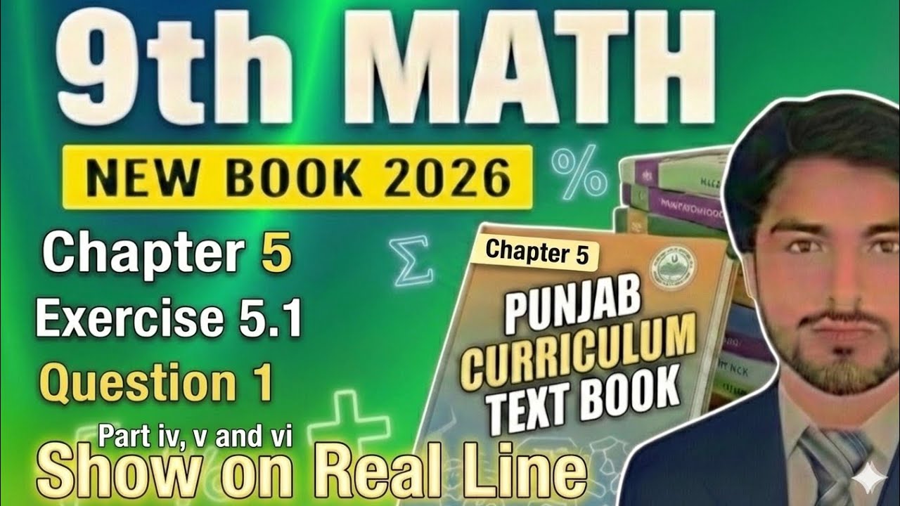 Class 9th Math New Book Exercise 5.1 Question 1 (vi-vi)-9th Class Maths Exercise 5.1 Q1-PCTB