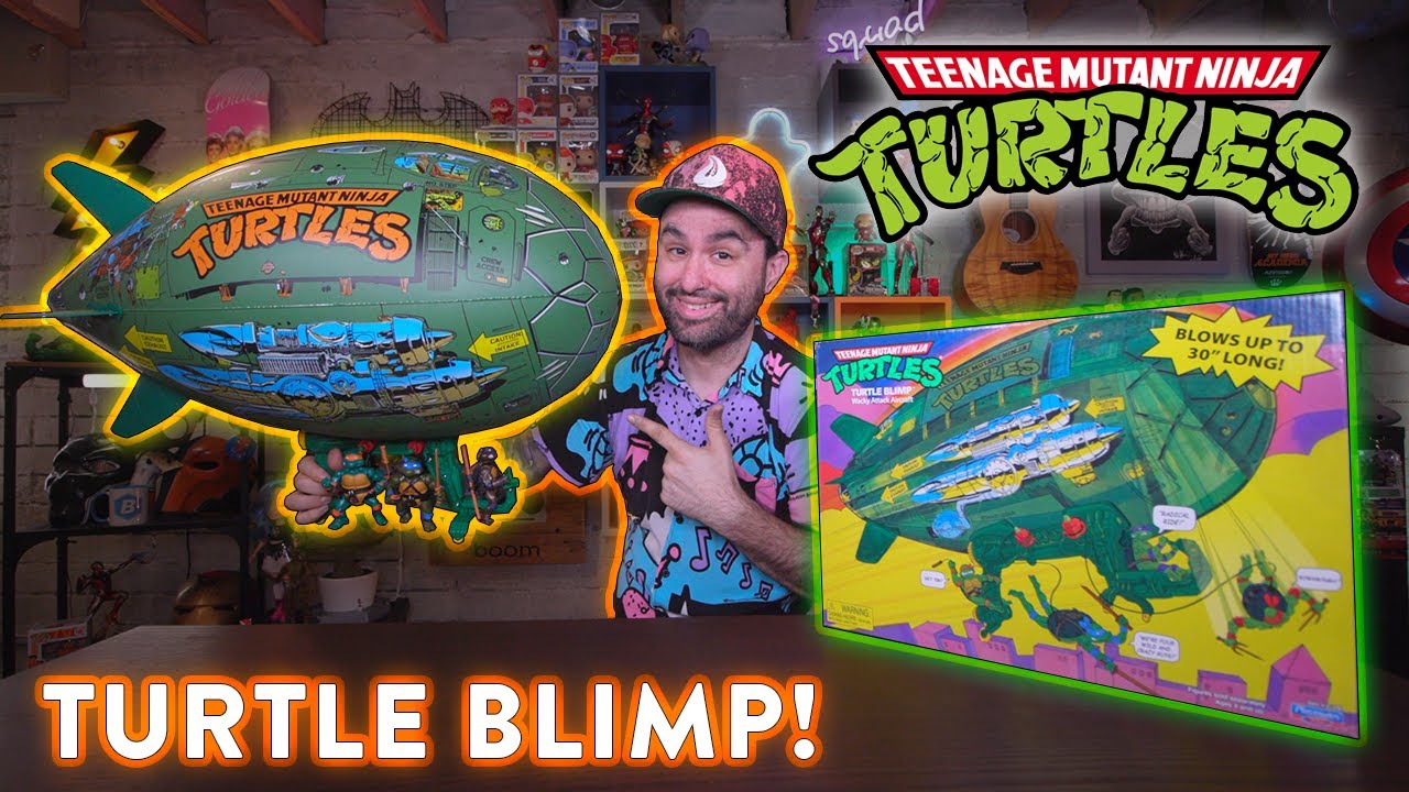 TMNT Turtle Blimp 2021 ReIssue Unboxing & Review!