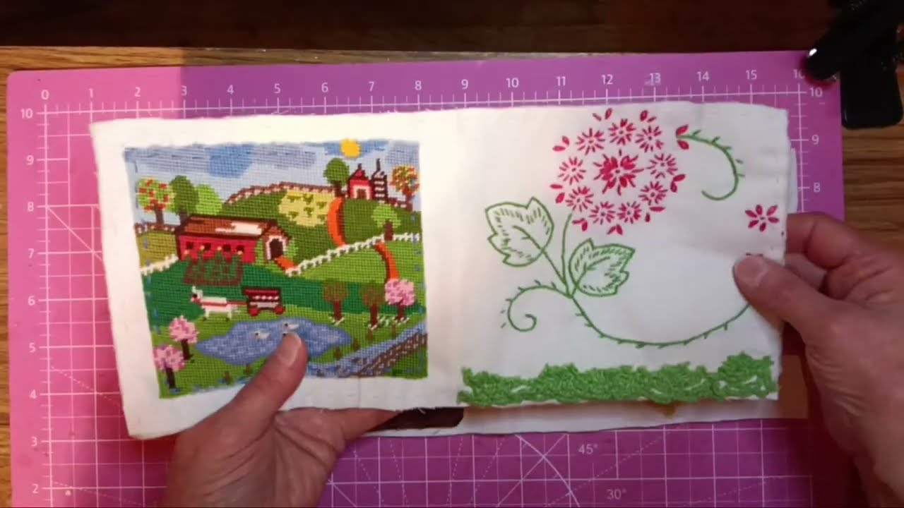 Quick Video on a slow stitching project I am working on.