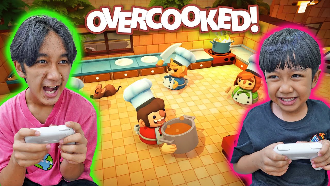 Ziyan dan Kyo Menjadi Tukang Masak - Main Game Overcooked Nintendo Switch