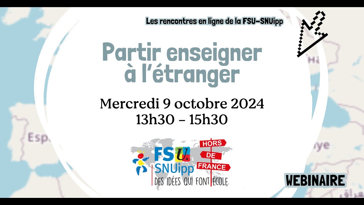 Webinaire Partir enseigner à l'étranger ? (2025)