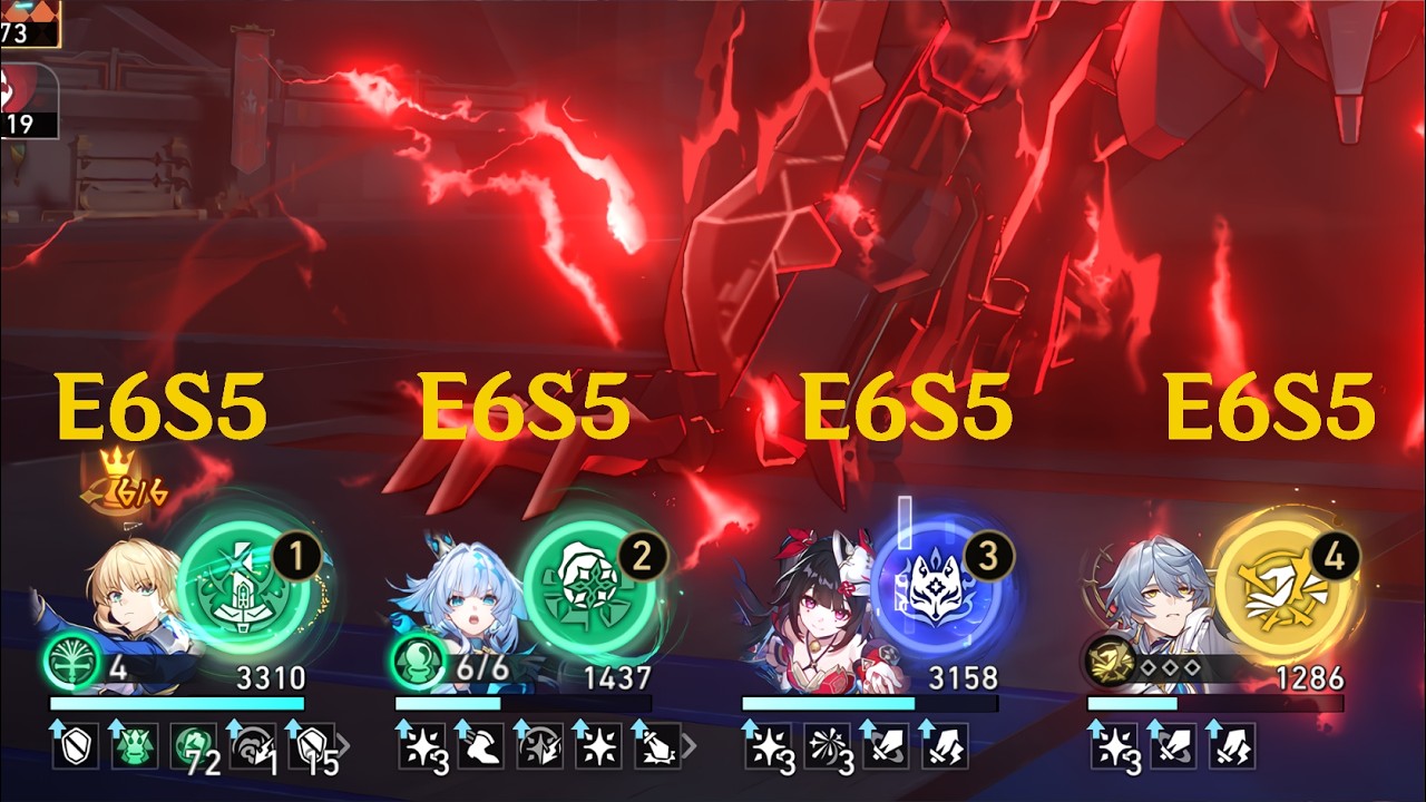 E6S5 SABER HYPERCARRY DESTROY MOC 12 0 CYCLE! HONKAI: STAR RAIL 4.2
