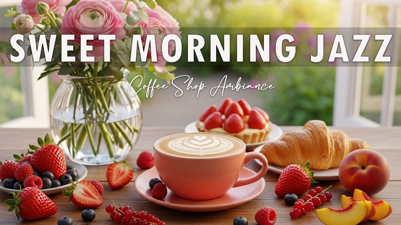 Sweet Morning Jazz ☕ Coffee Shop Ambiance - Bossa Nova Instrumental & Jazz Music for Morning Coffee