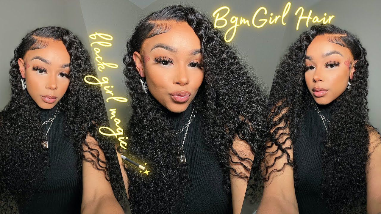 Summer Vibes 🌞 Water Wave Wig + NO Bald Cap Install ft BGMGirl Hair