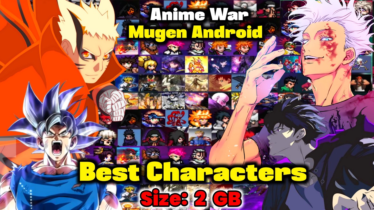 NEW UPDATE‼️ Anime MUGEN REV2 Generation Android OFFLINE 🔥 Best Anime Crossover Fighting Game 2026