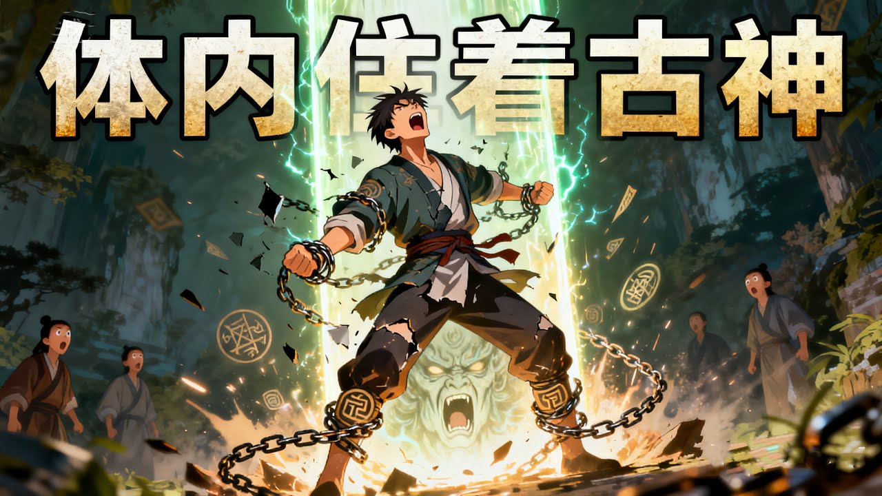《體內住着古神 第一季》上古神印封天才，一朝淪爲廢物雜役！忍辱覺醒古神契約，攜滔天神力救父歸來，重返巔峯！#逆襲 #開掛 #漫劇