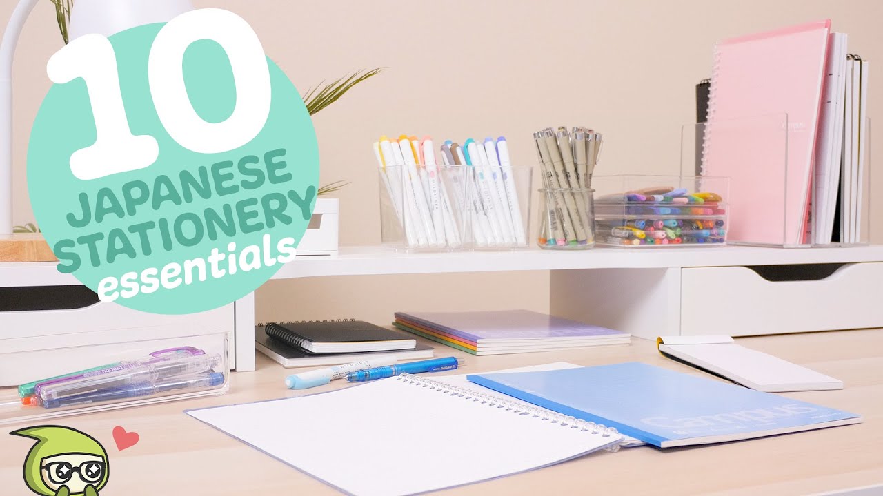 10 Japanese Stationery Essentials EVERYONE Should Own ✏️ 📒