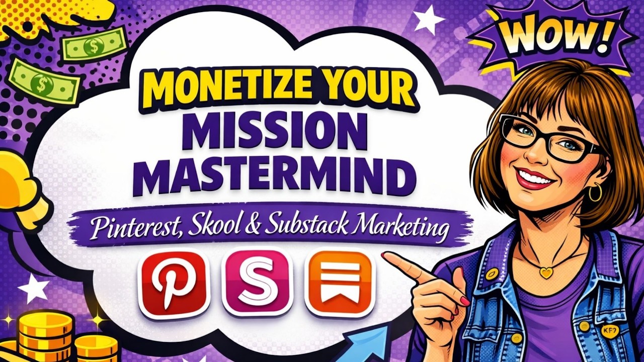 Pinterest Traffic for Coaches: How to Grow Skool & Substack Without Social Media Burnout