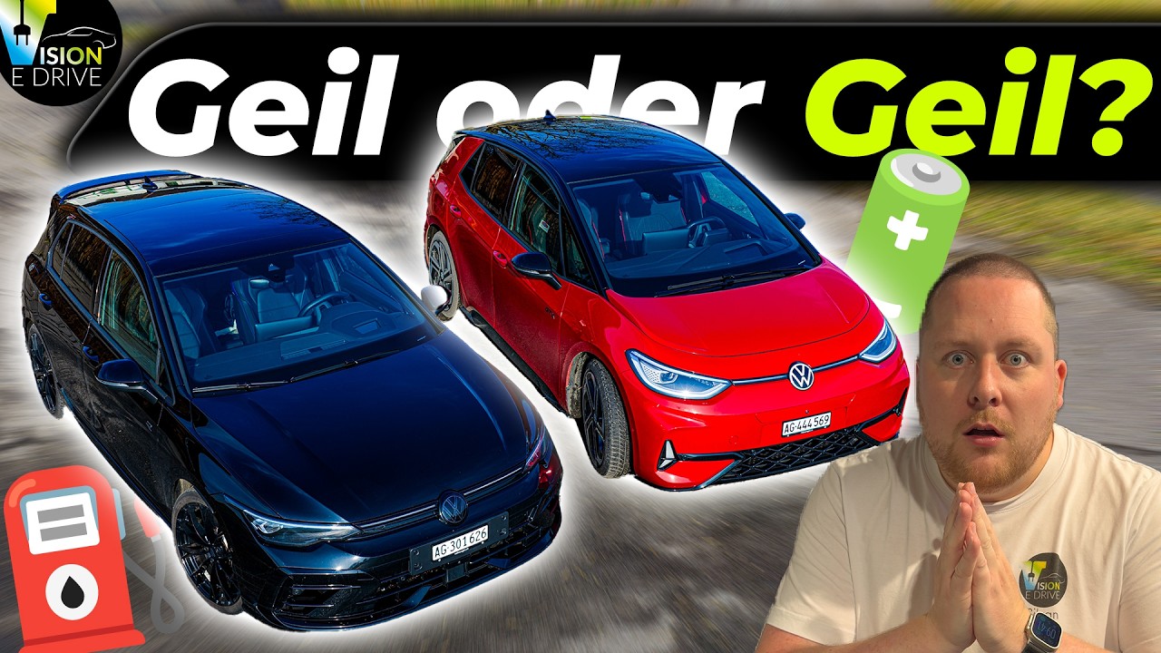 Die Tatsache tut weh! VW Golf R vs. VW ID.3 GTX Performance - Gnadenlose Wahrheit von E-Auto Fan!