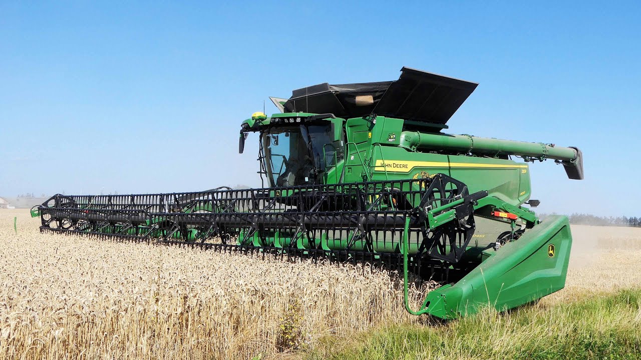 John Deere X9 1100 - S790 - S690 Harvesting Wheat | Big Harvest 2025