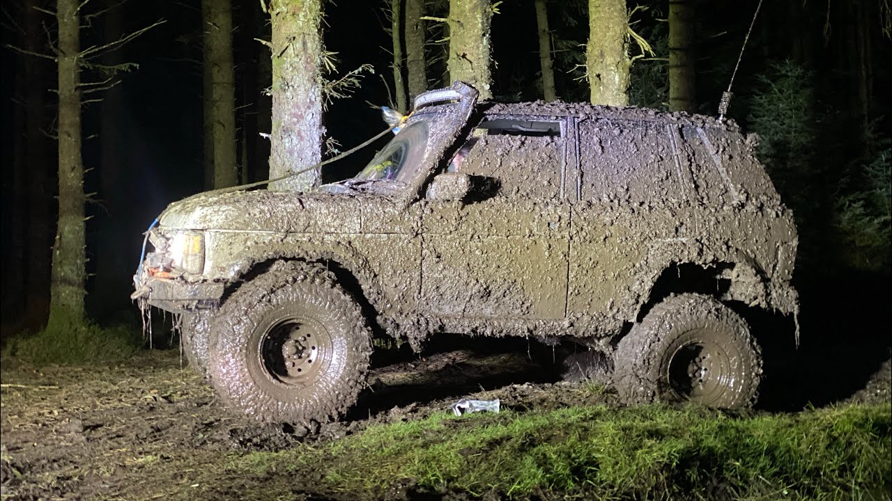 LAND ROVER DISCOVERY TD5 + CLASSIC RANGE ROVER BOBTAIL OFF-ROAD EXTREME BOG RUNS GREEN LANES