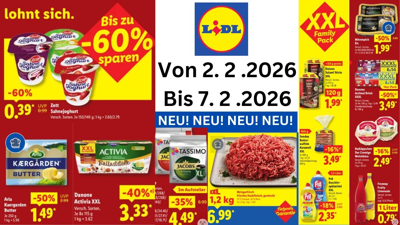 LIDL Prospekte Angebote Werbung Gültig VON 2.2.2026 BIS 7.2.2026