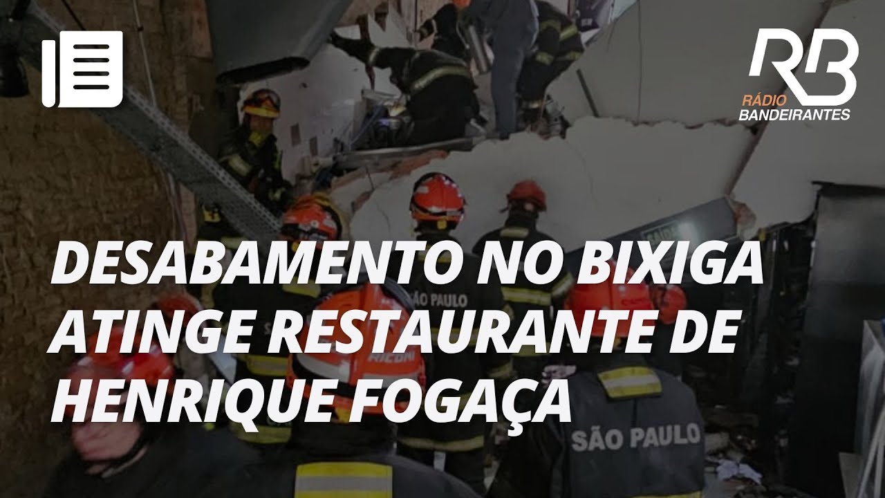 Desabamento no Bixiga atinge restaurante Jamile, do Chef Fogaça