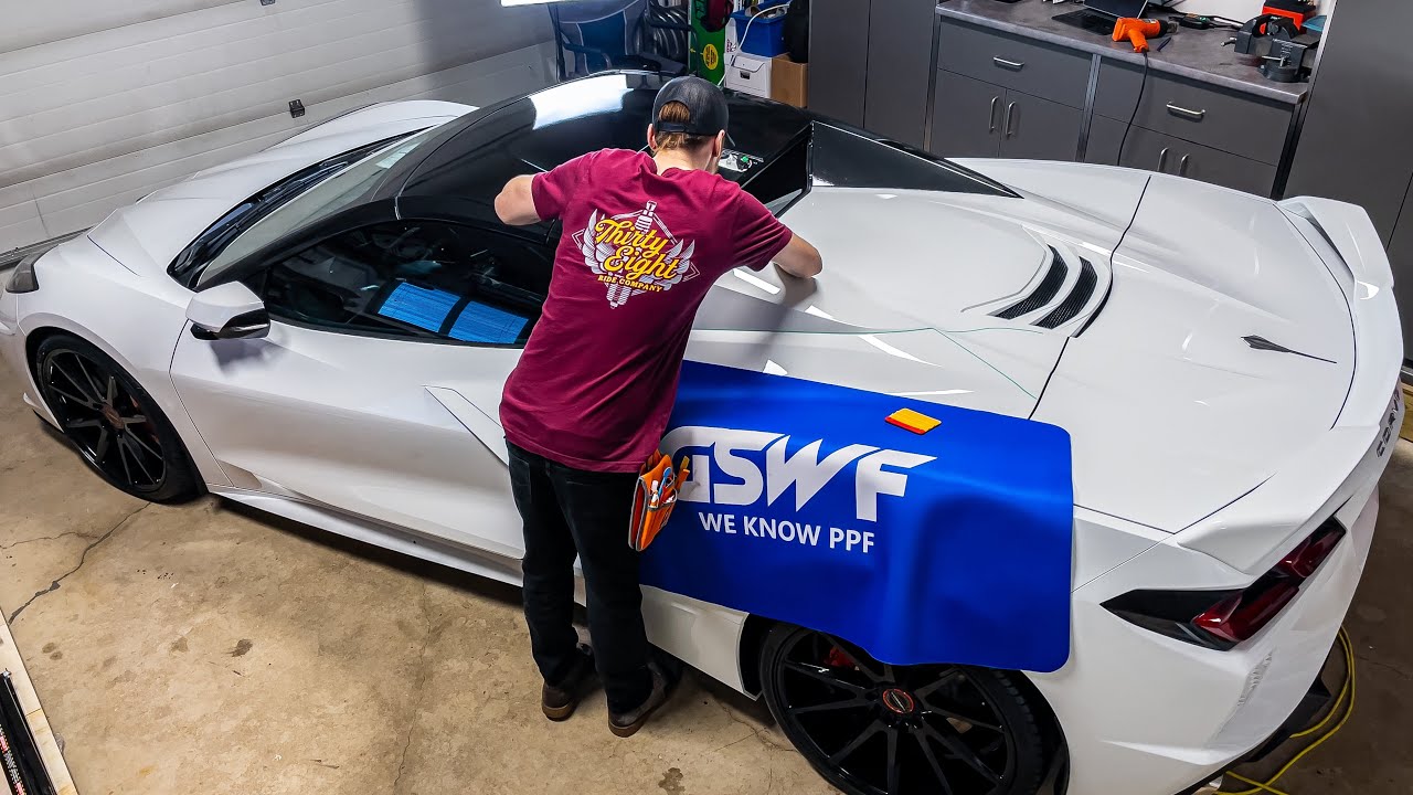 2020 C8 Corvette Roof Wrap!