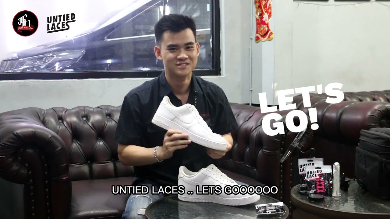 TUTORIAL Cara Pasang Untied Laces - Elastic Premium Laces #NeverTieAgain #AntiRibetRibetClub