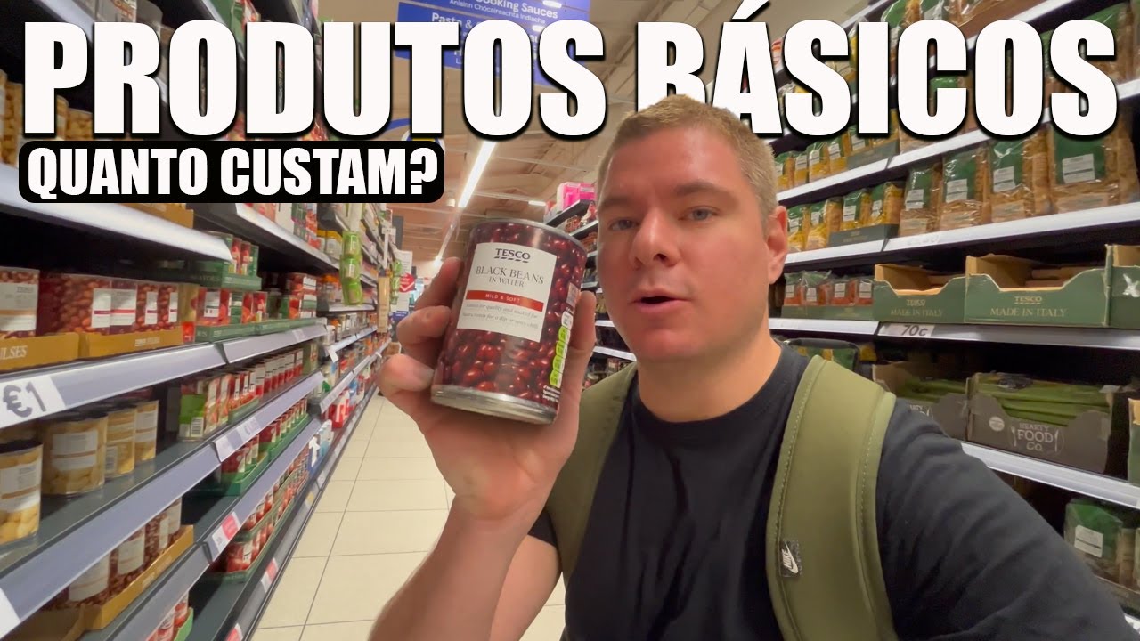 Compras no Tesco de Dublin em 2023