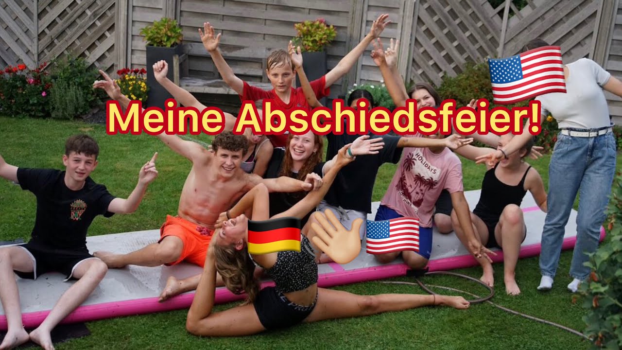 Mein Abschied von Allen/Abschiedsfeier/Familie/Freunde/Mannschaft//Auslandsjahr USA 🇺🇸