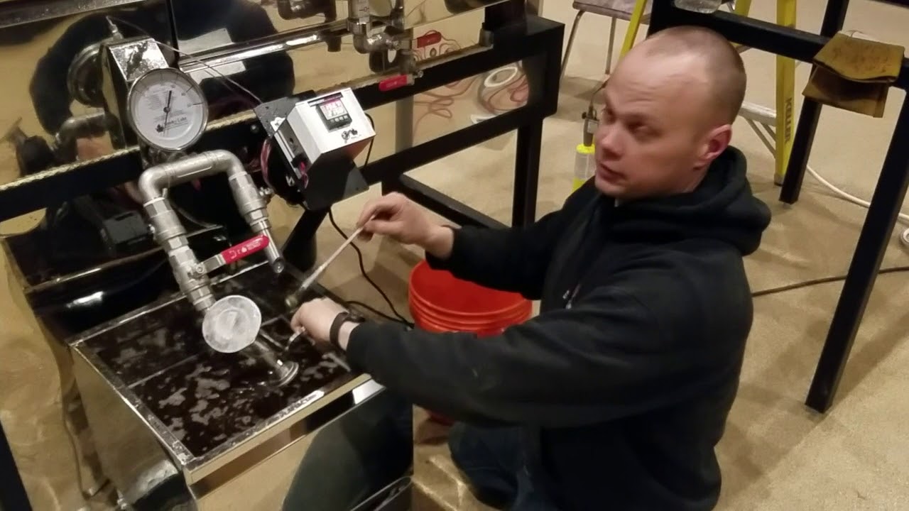 Checking Density at the end of a boil, pure Wisconsin maple syrup