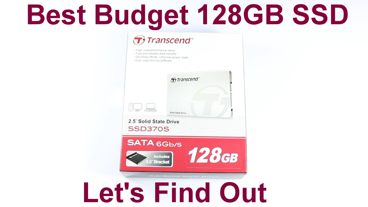 Best Budget 128 GB SSD ??? Unboxing and Review (Transcend SSD370S)