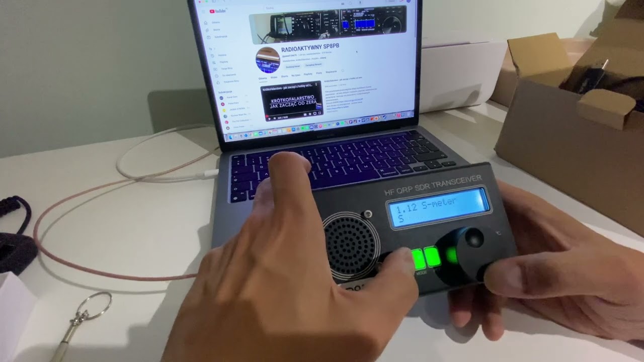 Kr&oacute;tkofalarstwo - QRP uSDR Transceiver - recenzja i łączności