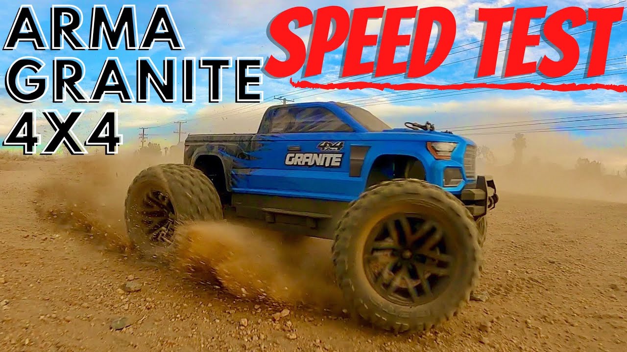 Arrma Granite 4x4 Mega 550 How Fast Is It? | Speed Test (You Have To Watch This Before Buying)