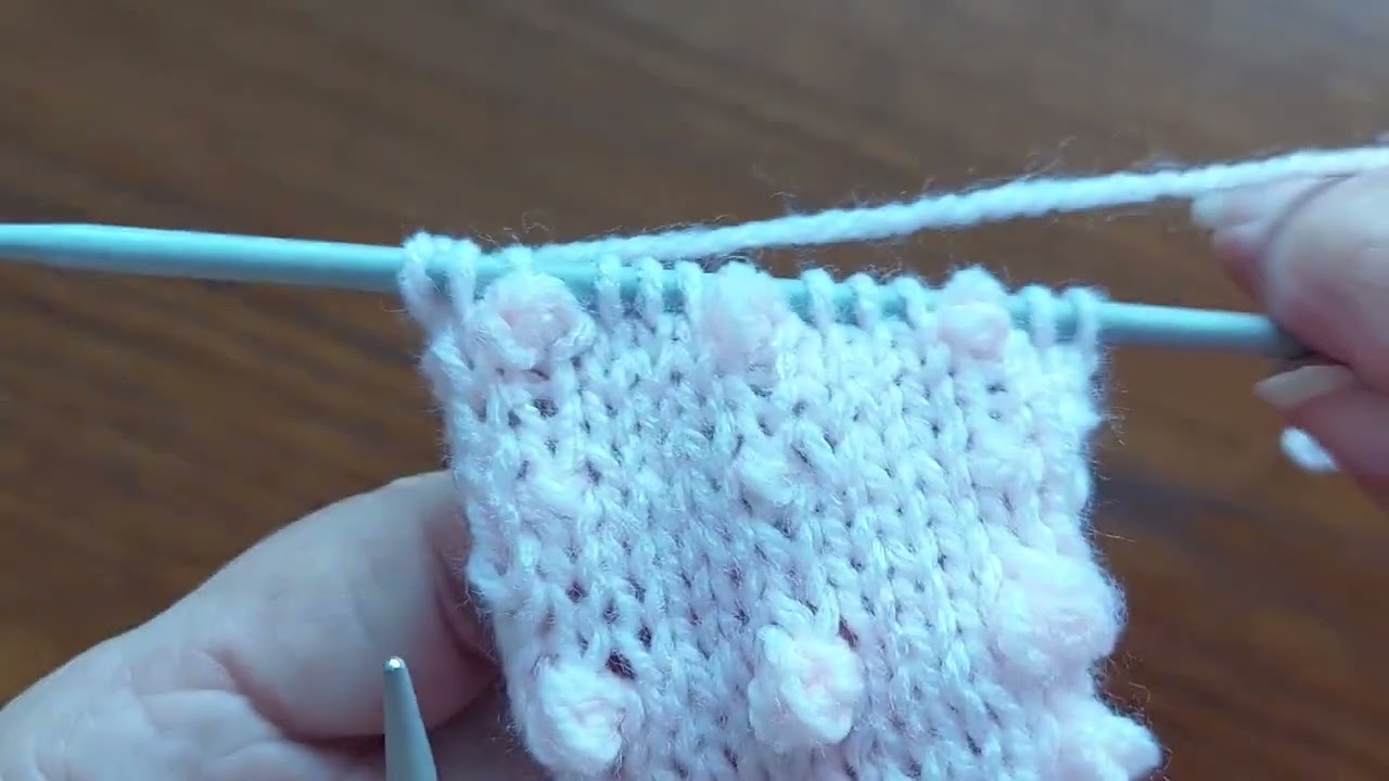 #76, making Bobbles The Easy Way, Sheila's Just Knitting