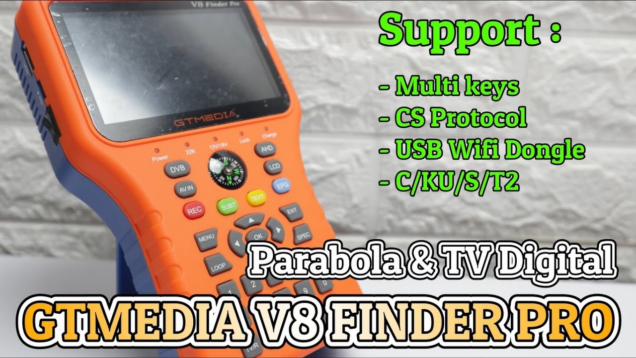 Review GTMedia V8 Finder Pro DVB S2/T2 Parabola & TV Digital Satfinder Kasta Tertinggi GTMedia
