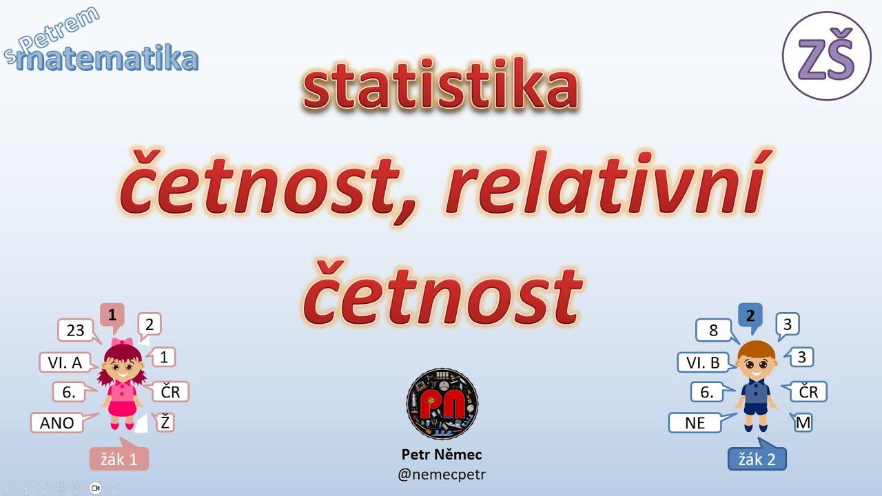 Četnost, relativní četnost - Matematika 8 ZŠ