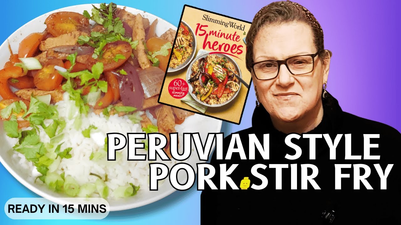 This Slimming World Peruvian Meal is cooked in 15 Minutes : Peruvian style pork stir fry.