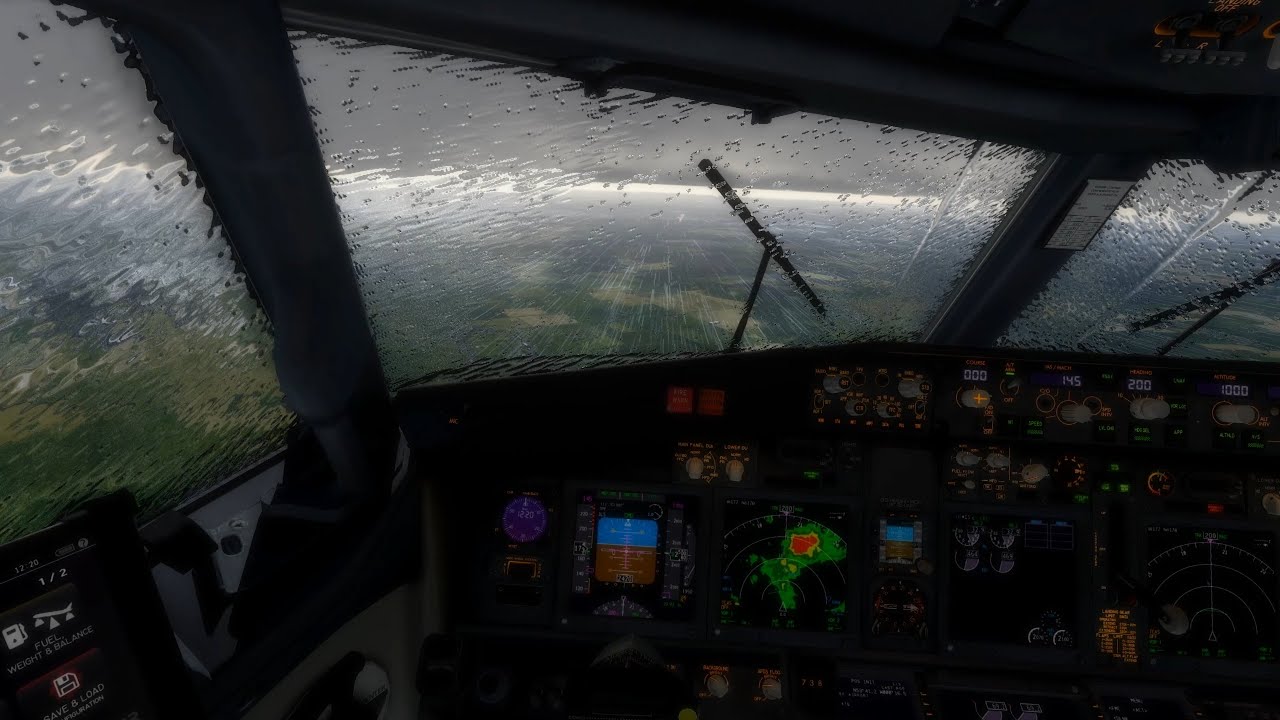 X-Plane 11 - Heavy Rain Enhanced Skyscapes!