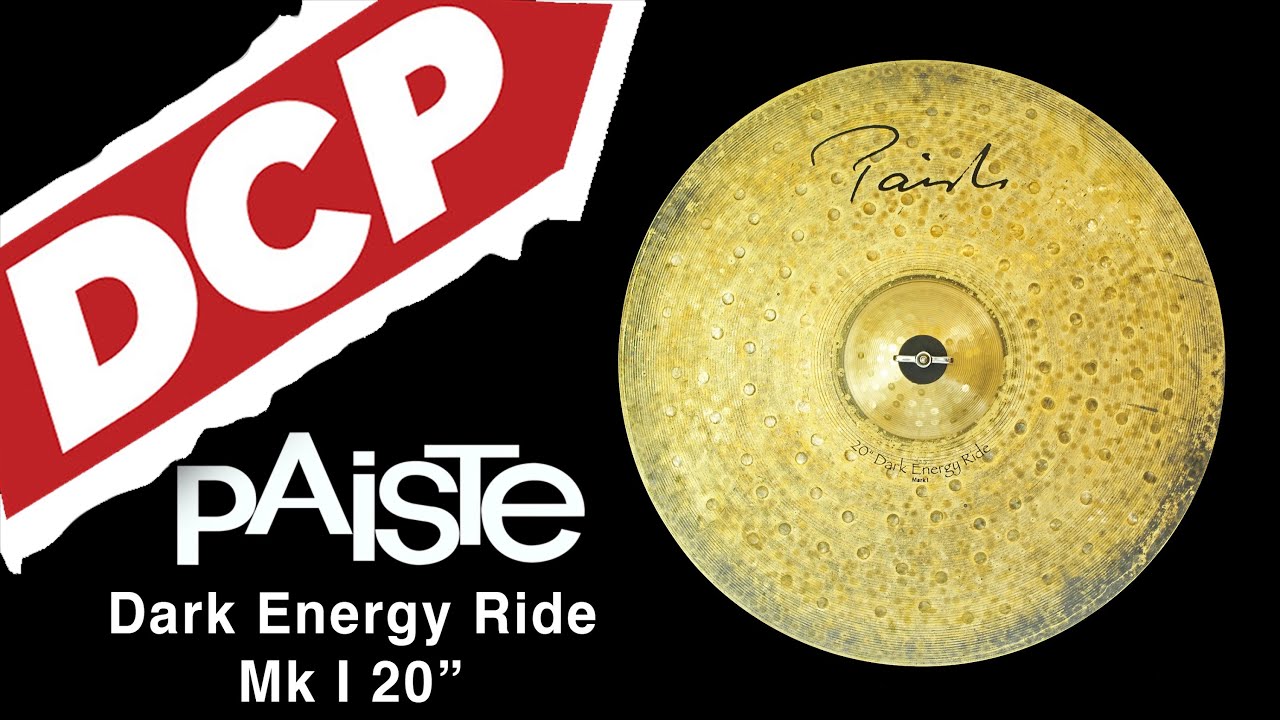 Paiste Signature Dark Energy Ride Cymbal 20