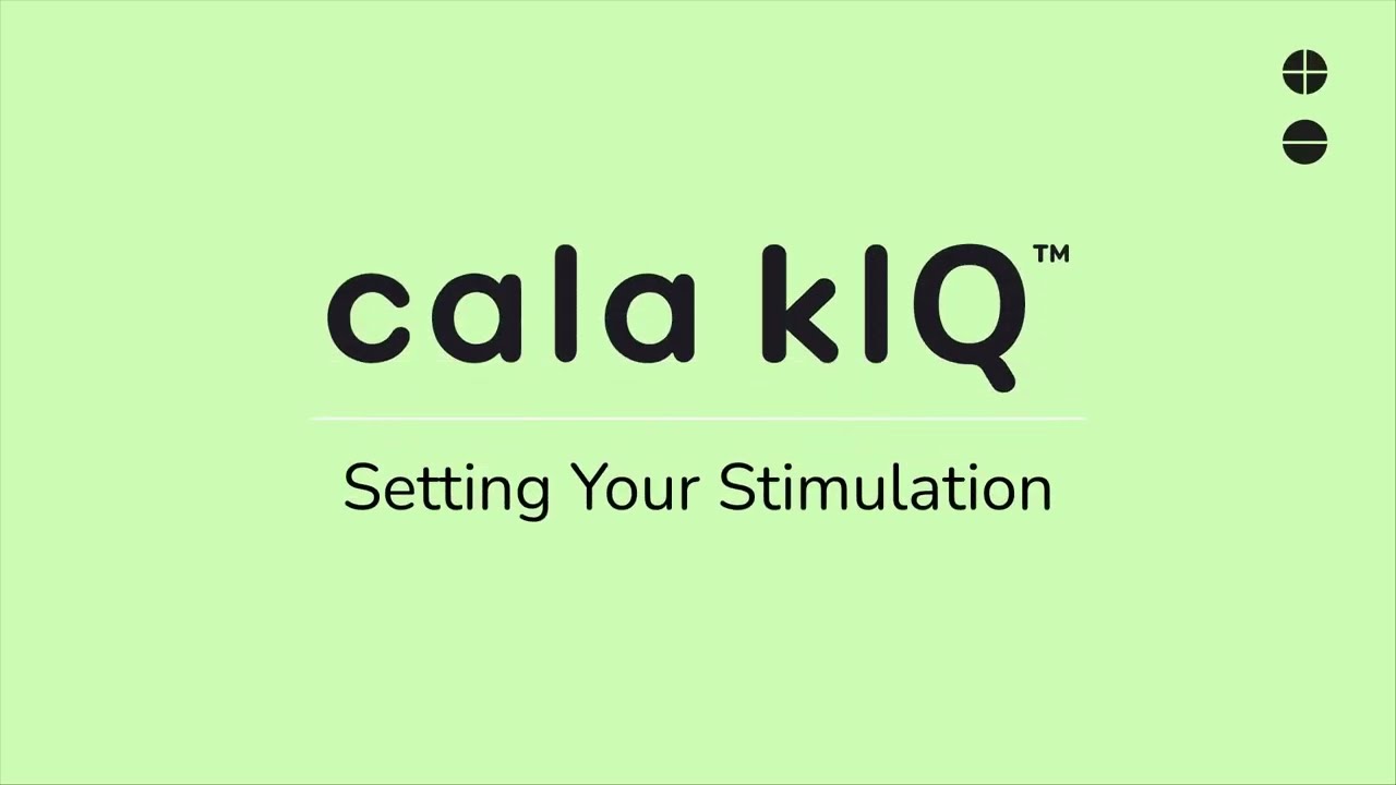 Cala kIQ™ System - Setting Your Stimulation