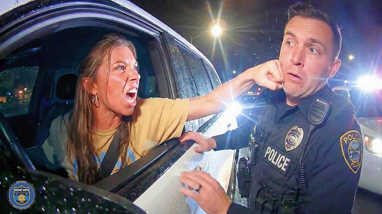 Karen in Air Force Calls Lieutenant During DUI Stop | Karens Getting Arrested By Police