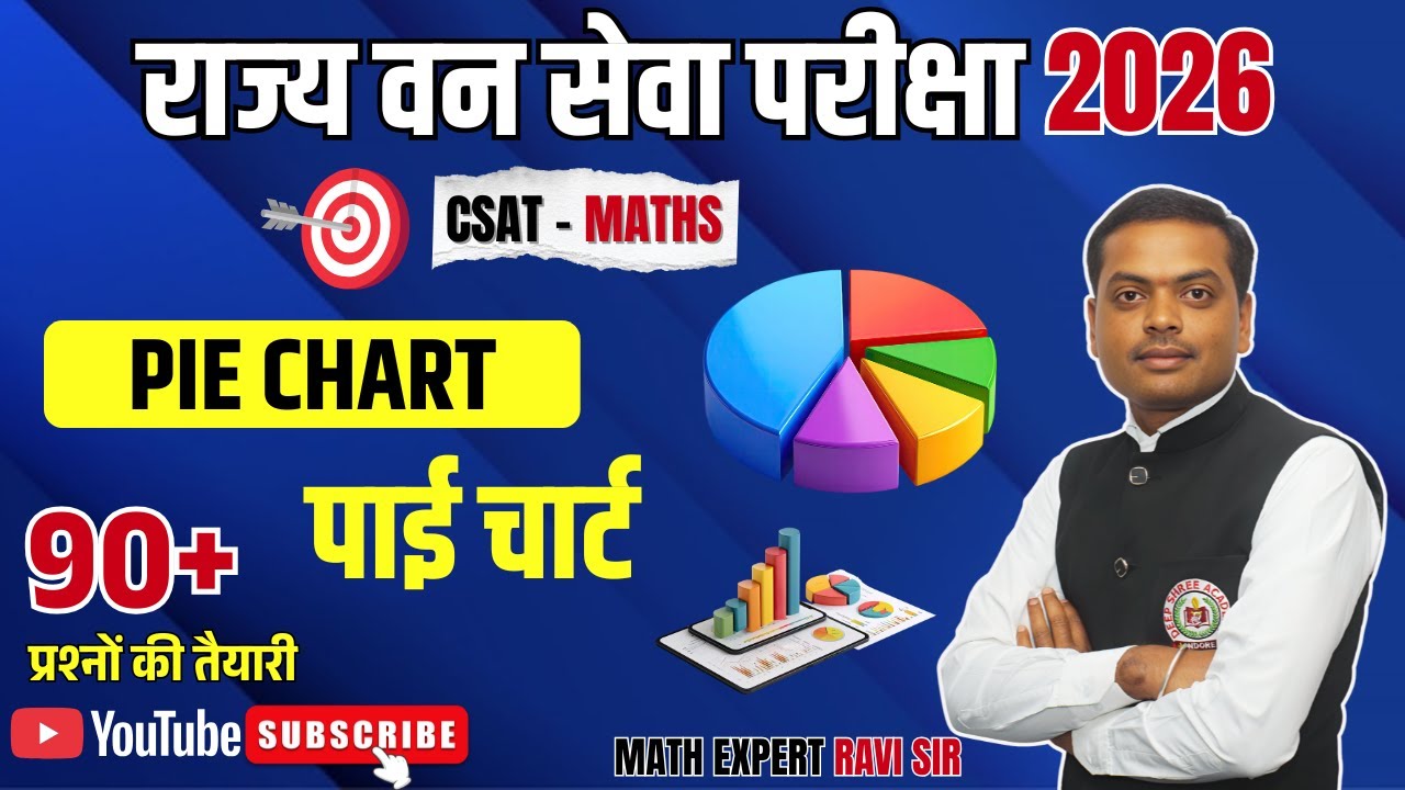 MPPSC CSAT SPECIAL CLASS | Pie chart | CLASS 2 | Deep Shree Academy  
