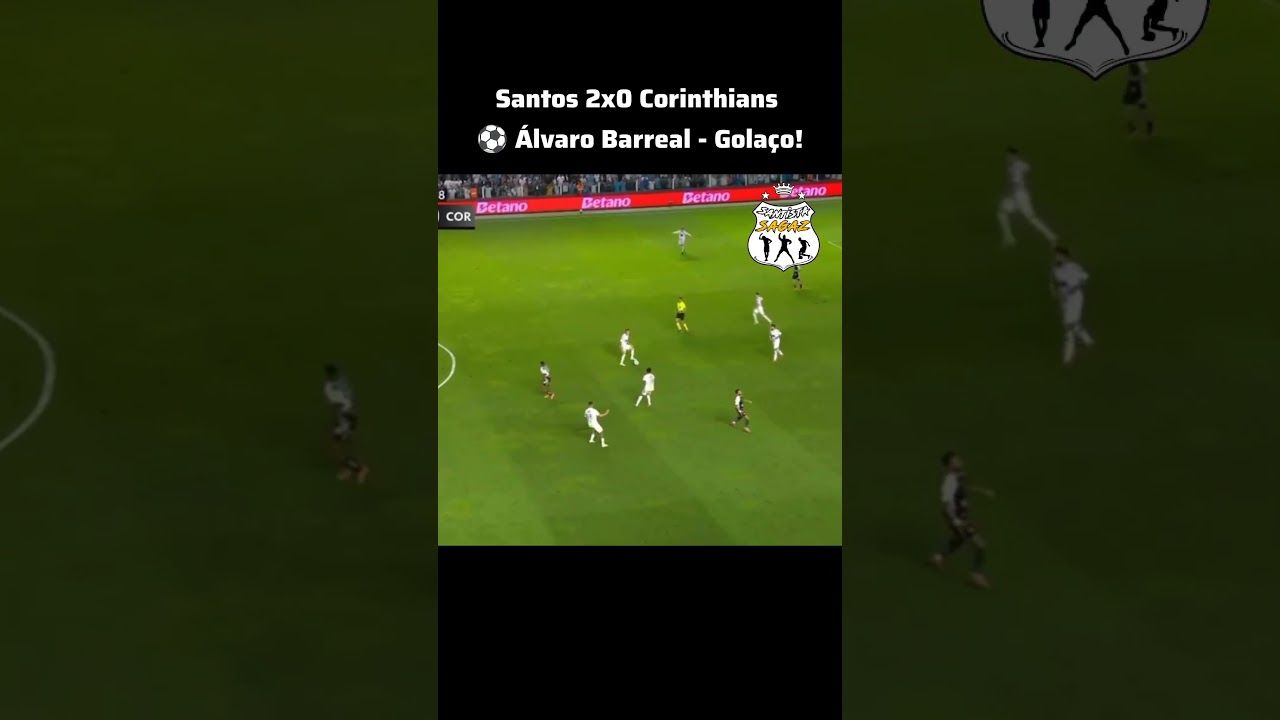 Santos 2x0 Corinthians ⚽ &Aacute;lvaro Barreal - Gola&ccedil;o!🥾 Jo&atilde;o Schmidt 🏆 Brasileir&atilde;o S&eacute;rie A | 28&ordf; rodada