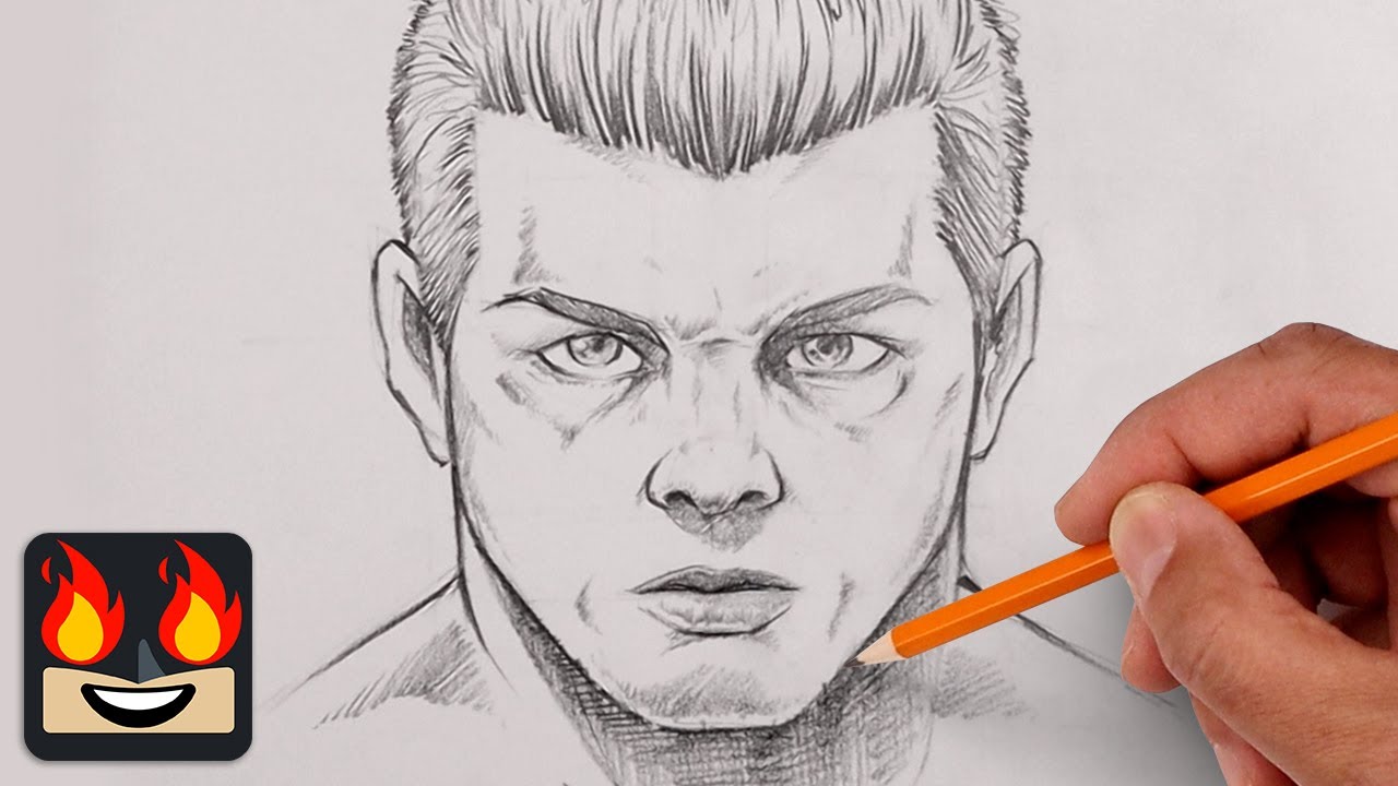 How To Draw Cody Rhodes | Step by Step Sketch Course