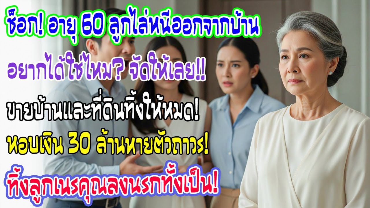 วันแซยิดลูกตะโกนไล่แม่! แม่จัดให้ขายที่ดินหอบเงิน 30 ล้านหนี ทิ้งลูกกับเมียตกนรกทั้งเป็น