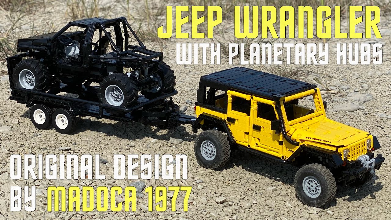 [MOD] LEGO Technic Jeep Wrangler with planetary hubs