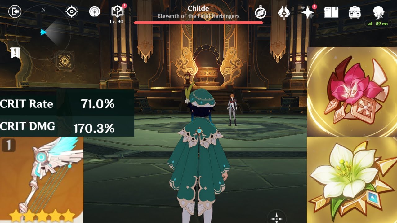 Lvl 80 Venti Solo vs Lvl 90 Childe | Genshin Impact