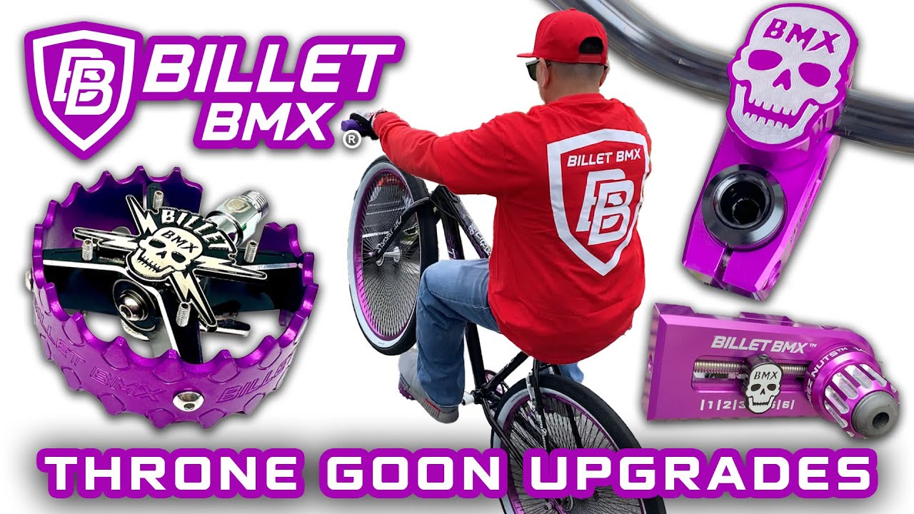 Billet BMX Bike Upgrades on Throne Goon Mister Cartoon Tatted Up 29