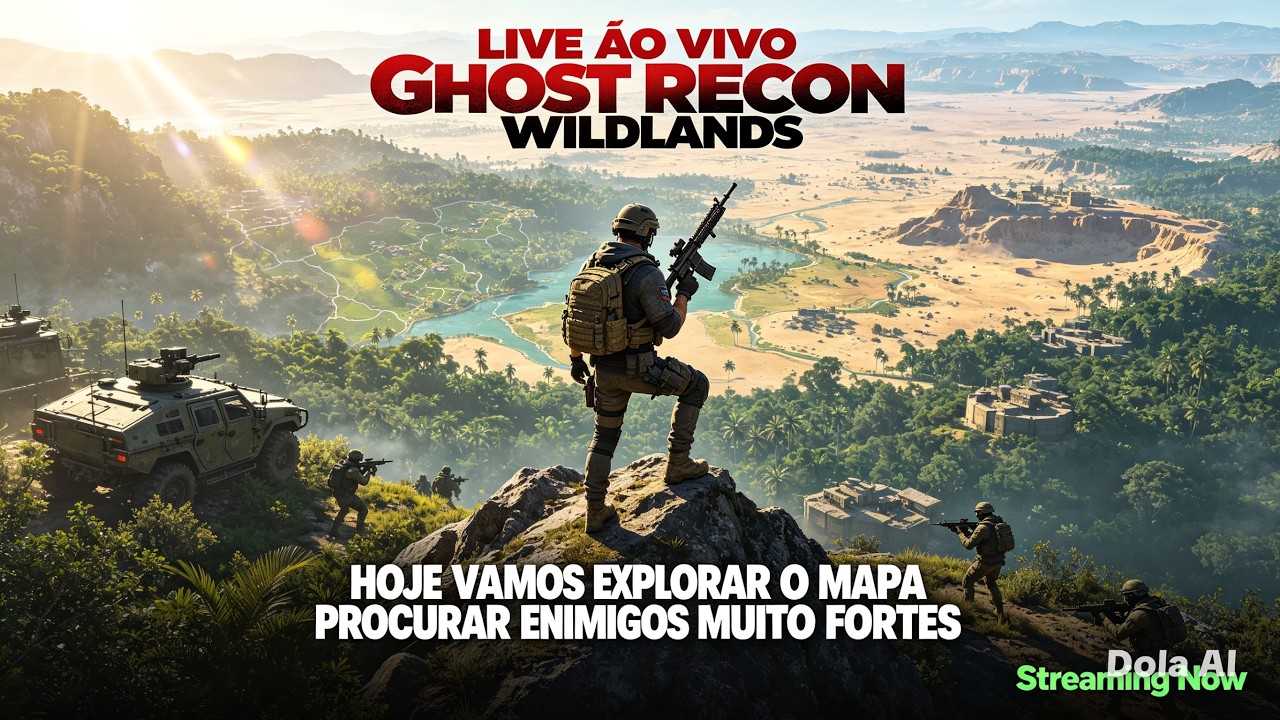 LIVE AO VIVO Ghost Recon Wildlands HOJE VAMOS EXPLORAR O MAPA PROCURAR ENIMIGOS MUITO FORTES