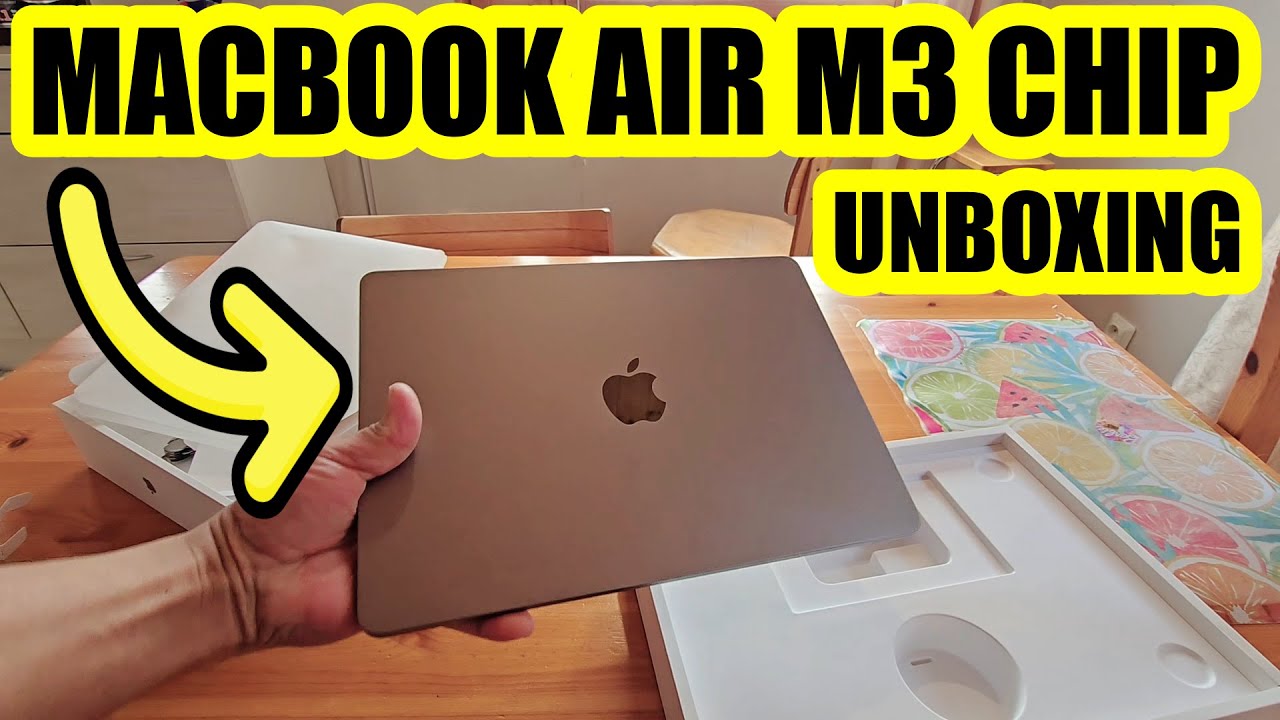 Macbook Air M3 chip unboxing #diy #m3chip #macbookair2022 #macbookairm4 #mac #restoration #trends