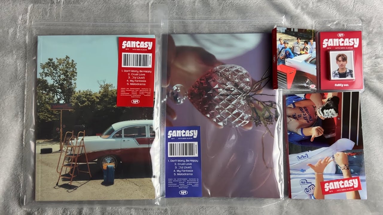 ♡Unboxing SF9 에스에프나인 14th Mini Album FANTASY (Sun, Burn, Postcard Book, Nemo & FaNCy Ver.)♡